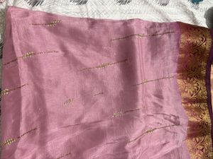Lavender Saree