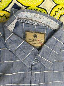 Light Grey Checked Shirt