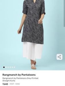 Rangmanch Kurti From Pantaloons
