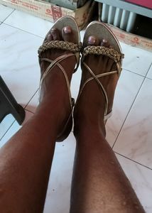 Brand New Silver Heels Shoes