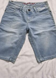 Jealous 21 Light Wash Denim Shorts