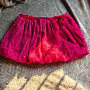 751312. Sparkly Pink Tulle Skirt