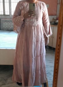 Long Gown With Emroidory Work