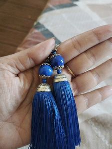 Blue Hanging Earrings
