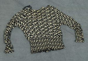 Floral Print Long Sleeve Top