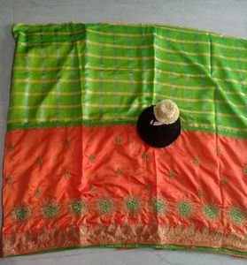 Contrast Saree
