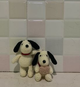 Crochet Snoopy Keychain/bagcharm/car Hanging Charm