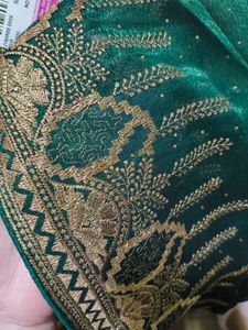 Emerald Green Saree