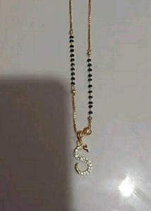 Initial 'S' Mangalsutra Necklace🥰