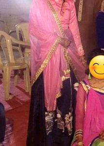 Navratri Blue Lehenga