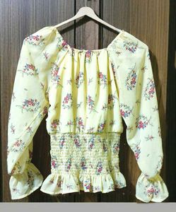 Floral Smocked Blouse