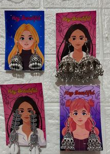 Jhumka Earring Collection ( combo of 4)