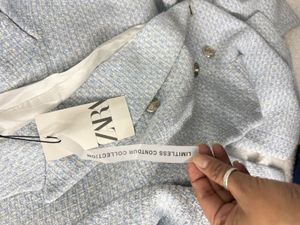 Zara M Size Handsooth Texture Blazer Double Beast