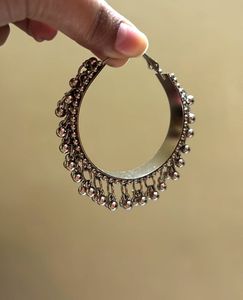 Hoop Jhumka Earrings