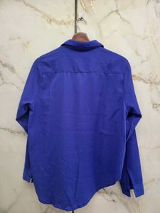 Zara Dupe Blue Button Down Shirt