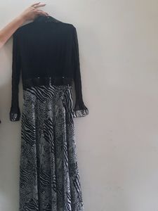 Long One Piece Black &amp; White Colour
