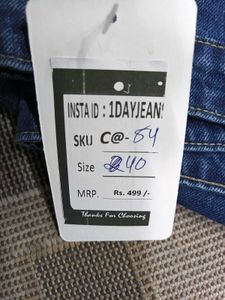 🥰C@84 Size-40 Straight Jeans