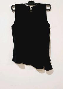 Sleeveless Black Top