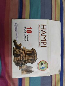 HAMPI Pack Of 10 Colour Post Cards