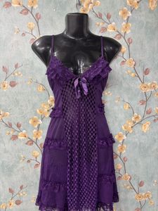 Purple Lace Nightsuit