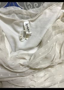 OFF SHOULDER WHITE DRESS🤍