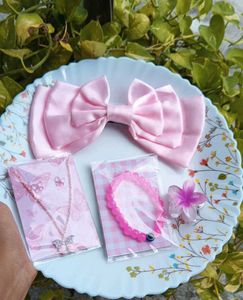 new baby pink hair accessories combo