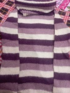 Striped Turtleneck Sweater