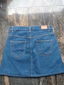 Denim Skirt Very Good Quality Lenth 16 Inchs