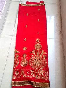 Red & Gold Saree