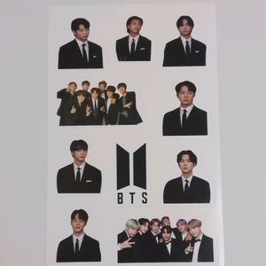 BTS Sticker Sheet