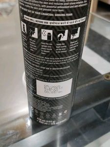 Charcoal Shaving Foam With Moroccan Argan Oil