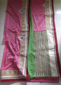 Heavy Work Saree With Stiched Blouse