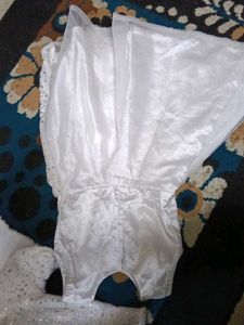 White Colour Party Frock