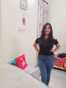Solid Black Designer Top Which Is Totally New With Tag
