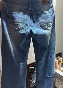 Wide Leg Denim Jeans