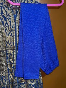 Royal Blue Embroidered Kurta Set &amp; Dupatta