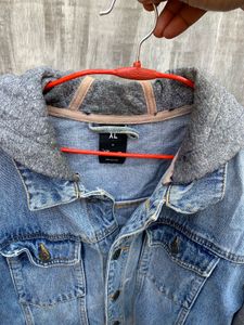 Hooded Denim Jacket