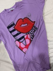 Graphic Purple tee