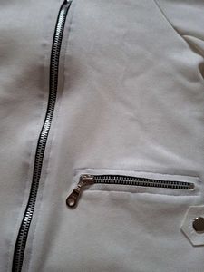 *NEW *Classic zipper suede biker jacket🌊