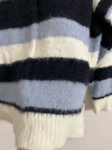 Striped Fuzzy Sweater