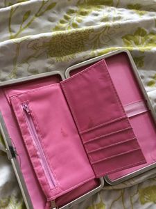 Blue &#39;I Love Pink&#39; Wallet