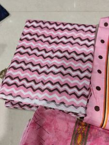 Beautiful Pink Cotton Suit