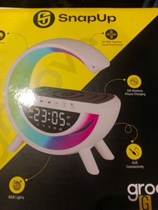 Moon Lamp with Clock