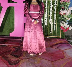 Burgundy Empire Waist Dress