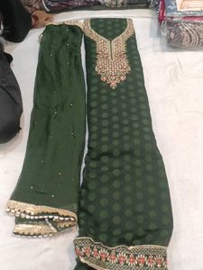 Elegant Green Salwar Suit
