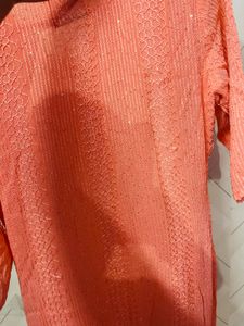Beautiful Peach Kurti