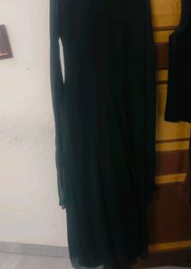 Emerald Green Embellished Dress