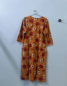 Floral Print Kurta