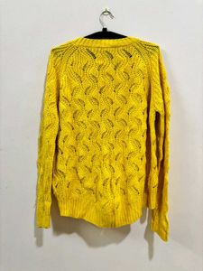 Yellow Knit Sweater