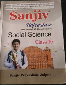 Sanjiv Refresher Social Science - Class 10